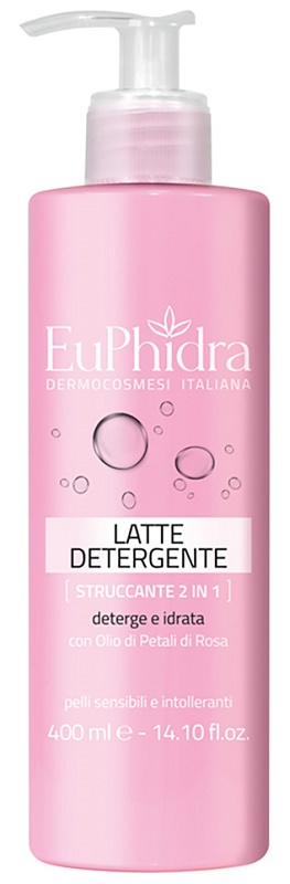EUPHIDRA LATTE DETERGENTE STRUCCANTE 2IN1 400 ML - Newepa Srl