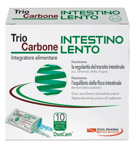 TRIOCARBONE INTESTINO LENTO 10 BUSTINE - Newepa Srl