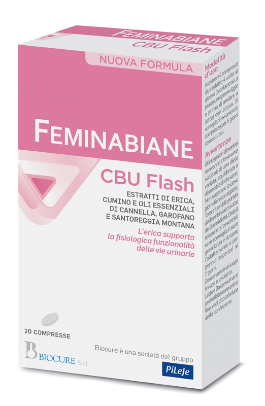 FEMINABIANE CBU FLASH 20 COMPRESSE NUOVA FORMULA - Newepa Srl
