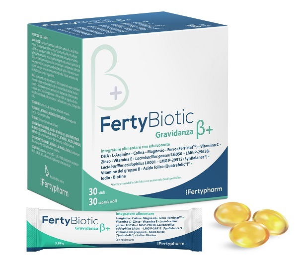 FERTYBIOTIC GRAVIDANZA BETA+ 30 STICK + 30 CAPSULE - Newepa Srl