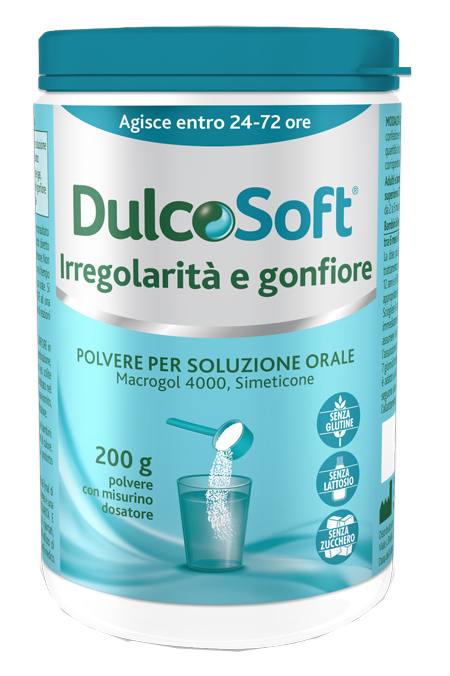 DULCOSOFT IRREGOLARITA' E GONFIORE POLVERE SOLUBILE 200 G - Newepa Srl