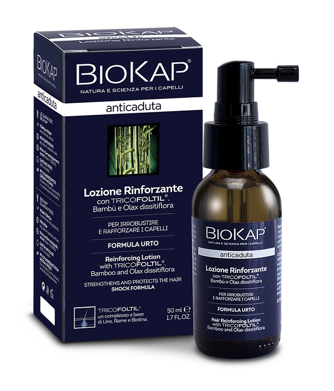 BIOKAP LOZIONE RINFORZANTE ANTICADUTA CON TRICOFOLTIL NUOVA FORMULA 50 ML - Newepa Srl