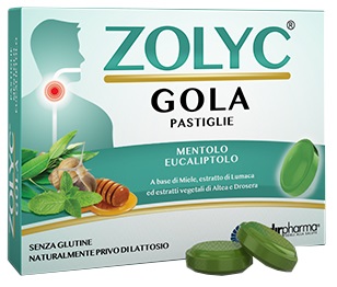 ZOLYC GOLA MENTOLO/EUCALIPTO 36 PASTIGLIE - Newepa Srl