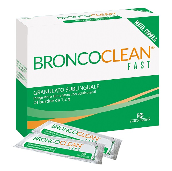 BRONCOCLEAN FAST GRANULATO SUBLINGUALE 24 BUSTINE - Newepa Srl
