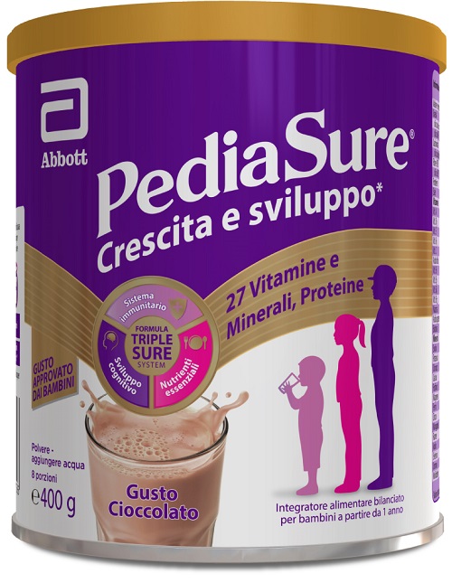 PEDIASURE CRESCITA&SVILUPPO CIOCCOLATO 400 G - Newepa Srl