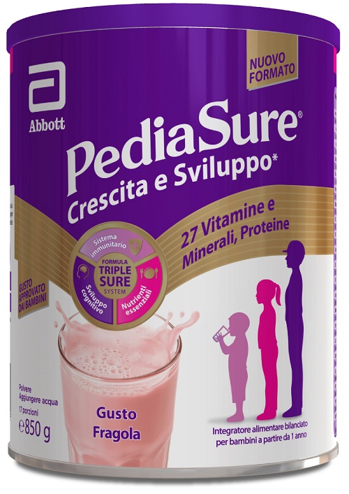 PEDIASURE CRESCITA&SVILUPPO FRAGOLA 850 G - Newepa Srl