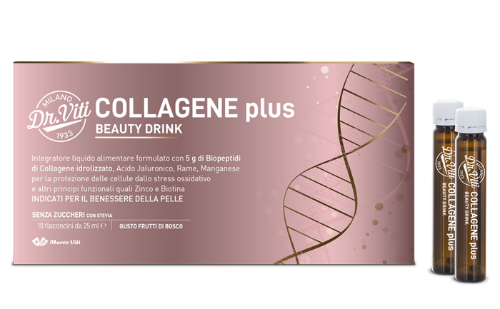 DR VITI COLLAGENE BEAUTY DRINK PLUS 250 ML - Newepa Srl