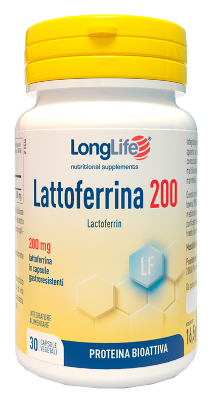 LONGLIFE LATTOFERRINA200 30 CAPSULE VEGETALI DA 550 MG - Newepa Srl