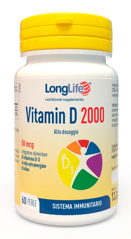 LONGLIFE VITAMIN D 2000 UI 60 PERLE - Newepa Srl