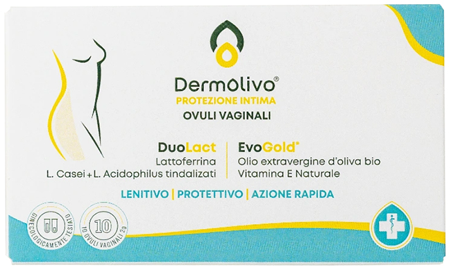 DERMOLIVO OVULI VAGINALI 10 PEZZI - Newepa Srl