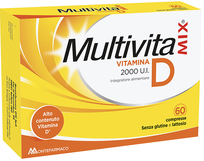 MULTIVITAMIX VITAMINA D 2000 UI 60 COMPRESSE - Newepa Srl
