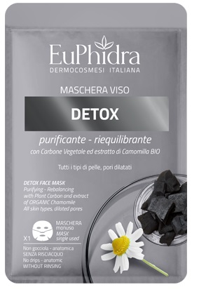 EUPHIDRA MASCHERA VISO DETOX 1 PEZZO - Newepa Srl