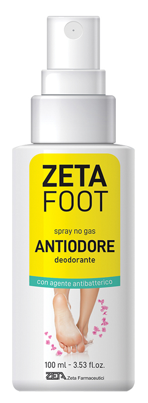 ZETAFOOT SPRAY ANTIODORE 100 ML - Newepa Srl