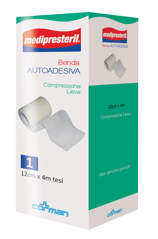 MEDIPRESTERIL BENDA AUTOADESIVA 12X400 CM 1 PEZZO - Newepa Srl