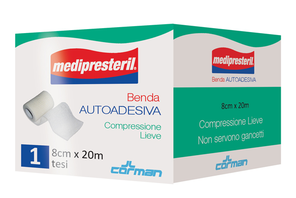 MEDIPRESTERIL BENDA AUTOADESIVA 8X2000 CM 1 PEZZO - Newepa Srl