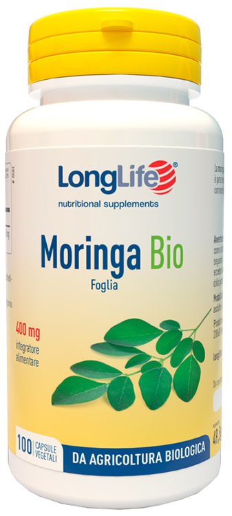 LONGLIFE MORINGA BIO 100 CAPSULE VEGETALI - Newepa Srl
