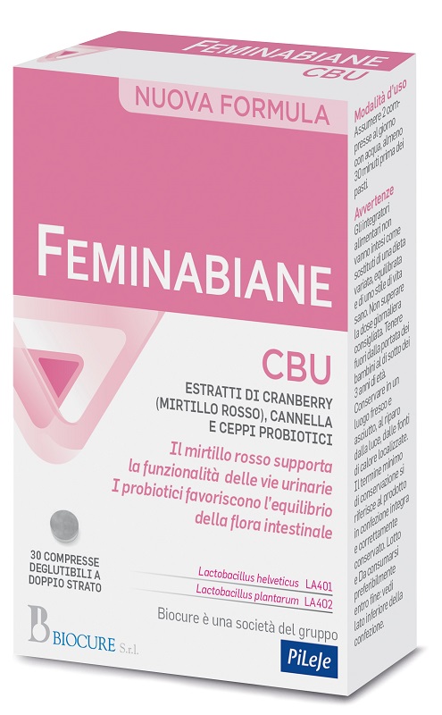 FEMINABIANE CBU 30 COMPRESSE - Newepa Srl