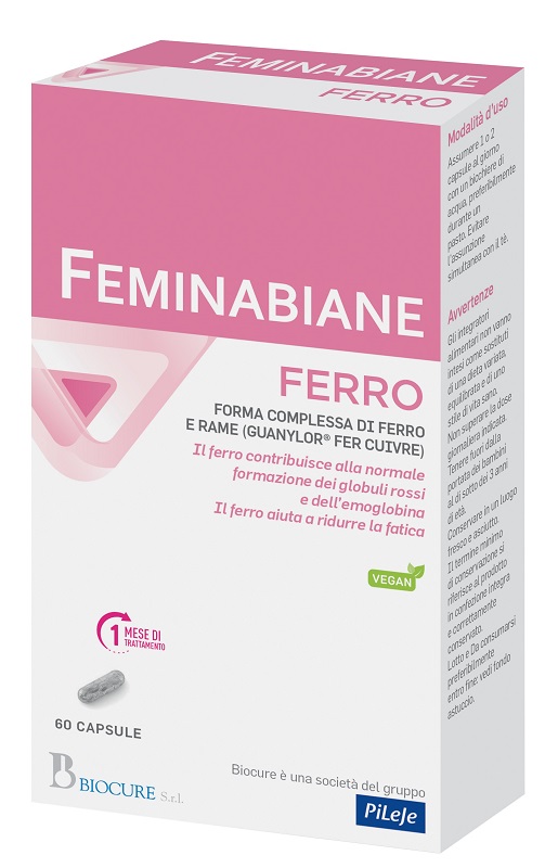 FEMINABIANE FERRO 60 CAPSULE - Newepa Srl
