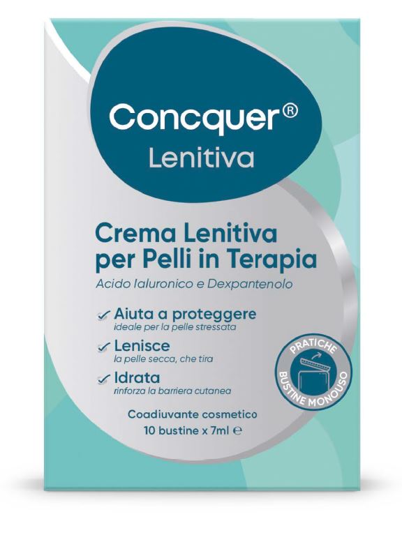 CONCQUER CREMA LENITIVA 10 BUSTINE DA 7 ML - Newepa Srl