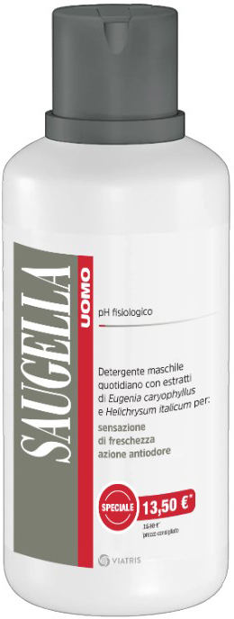 SAUGELLA UOMO DETERGENTE 500 ML TAGLIO PREZZO - Newepa Srl