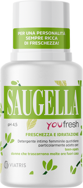 SAUGELLA YOU FRESH PH 4,5 FRESCHEZZA E IDRATAZIONE DETERGENTE INTIMO 100 ML - Newepa Srl
