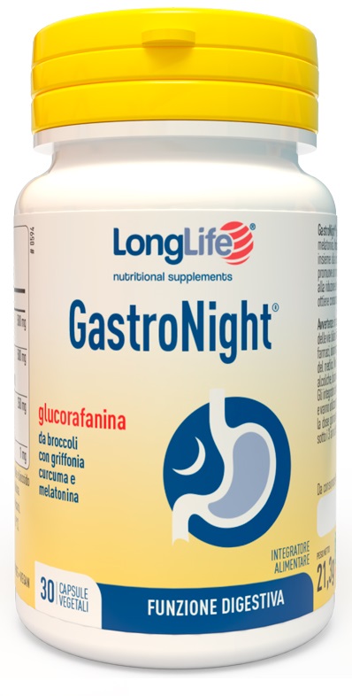 LONGLIFE GASTRONIGHT 30 CAPSULE VEGETALI - Newepa Srl