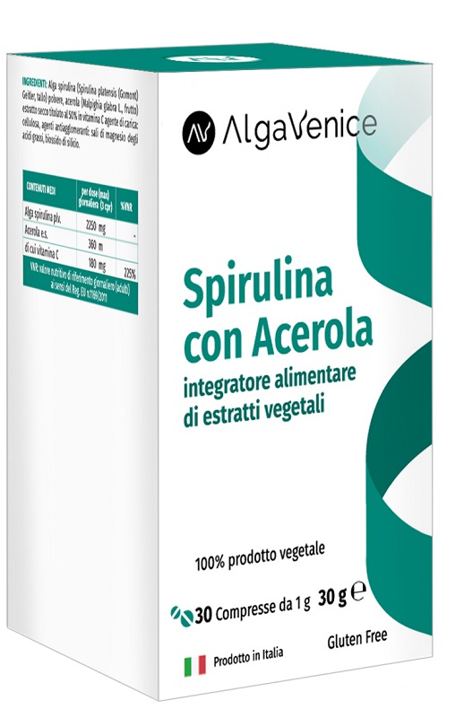 ALGAVENICE SPIRULINA ACEROLA 45 COMPRESSE - Newepa Srl