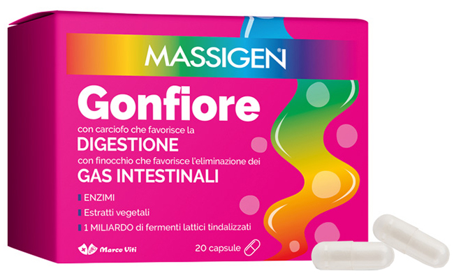 MASSIGEN GONFIORE 20 CAPSULE - Newepa Srl
