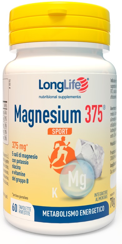 LONGLIFE MAGNESIUM 375 SPORT 60 TAVOLETTE - Newepa Srl