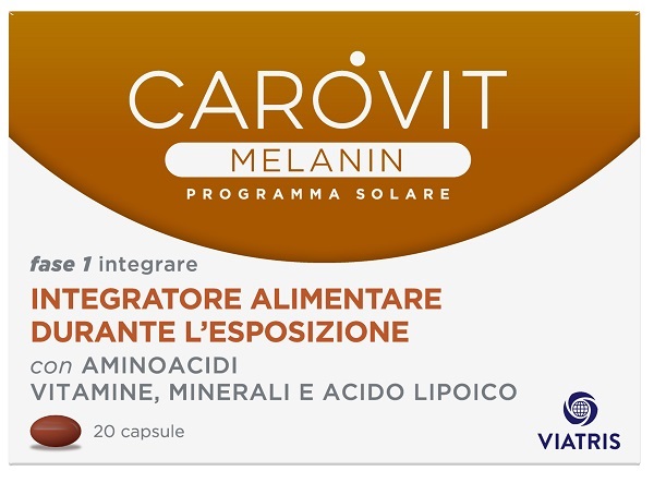 CAROVIT MELANIN PROGRAMMA SOLARE 20 CAPSULE - Newepa Srl