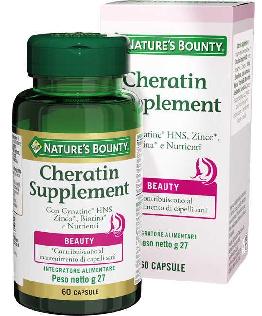 NATURE'S BOUNTY CHERATIN SUPPLEMENT 60 CAPSULE - Newepa Srl