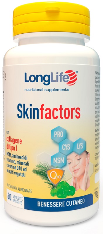 LONGLIFE SKIN FACTORS 60 TAVOLETTE RIVESTITE - Newepa Srl