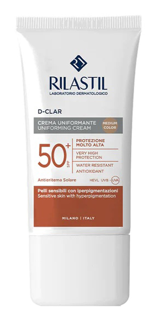 RILASTIL SUN SYSTEM D-CLAR MEDIUM SPF50+ 40 ML - Newepa Srl