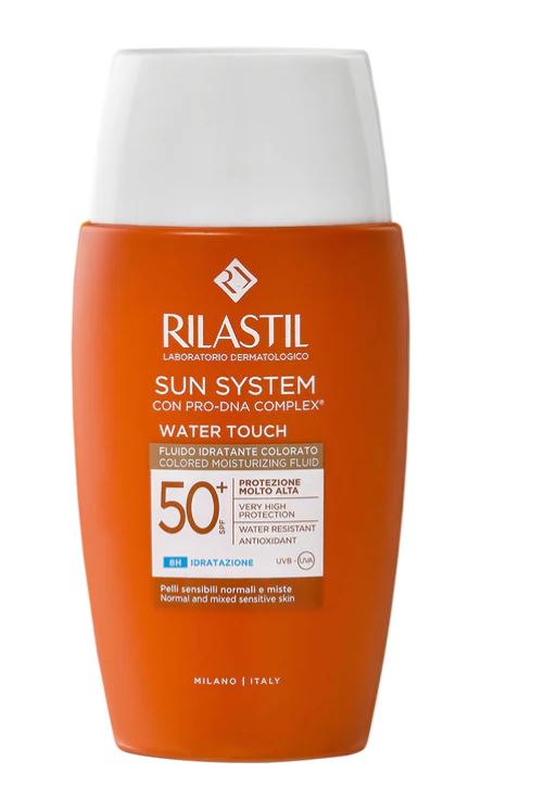 RILASTIL SUN SYSTEM WATER TOUCH COLOR FLUIDO SPF50+ 50 ML - Newepa Srl