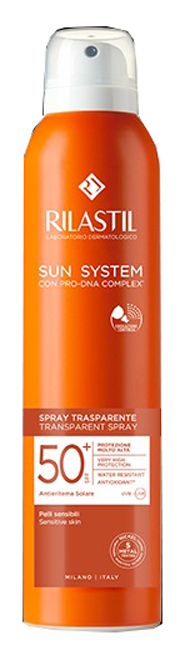RILASTIL SUN SYSTEM TRASPARENT SPRAY SPF50+ 200 ML - Newepa Srl