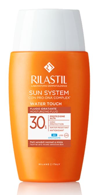 RILASTIL SUN SYSTEM WATER TOUCH FLUIDO SPF30 50 ML - Newepa Srl
