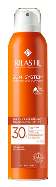 RILASTIL SUN SYSTEM TRANSPARENT SPRAY SPF30 200 ML - Newepa Srl