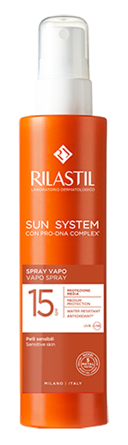 RILASTIL SUN SYSTEM SPRAY VAPO SPF15 200 ML - Newepa Srl