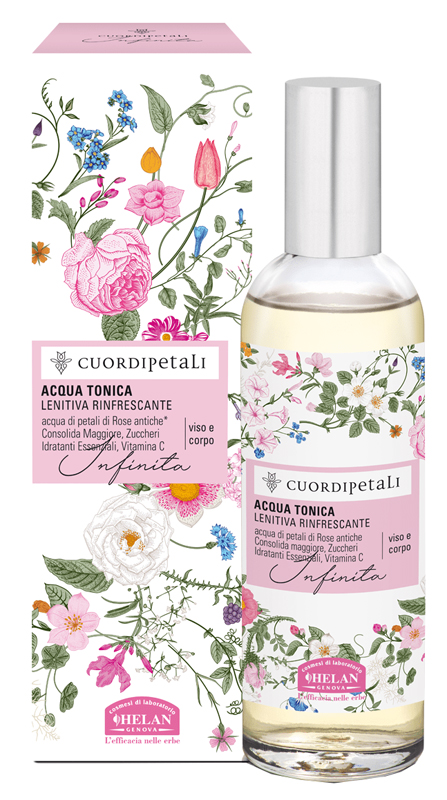 CUOR DI PETALI INFINITA ACQUA TONICA LENITIVA RINFRESCANTE 100 ML - Newepa Srl