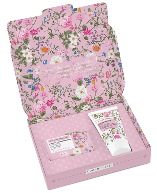 CUOR DI PETALI SET CREMA MANI 50 ML + SAPONETTA 100 G - Newepa Srl