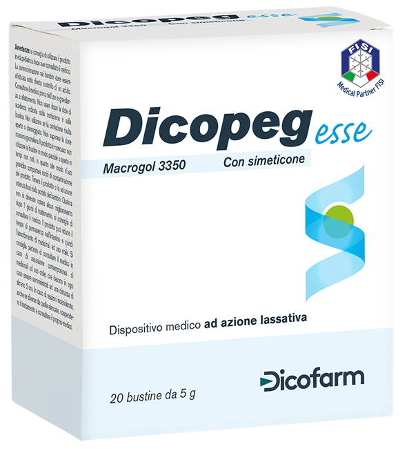 DICOPEG ESSE 20 BUSTE 5 G MACROGOL 3350 - Newepa Srl