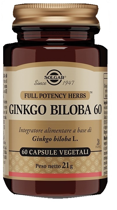 GINKGO BILOBA 60 60 CAPSULE VEGETALI - Newepa Srl