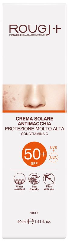 ROUGJ SOLARE SPF50+ VISO ANTIMACCHIA VITAMINA C 40 ML - Newepa Srl