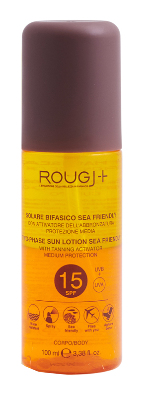 ROUGJ SUNTECH SPF15 BIFASICO INTENSIFICATORE ABBRONZATURA 100 ML - Newepa Srl