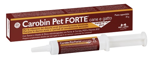 CAROBIN PET FORTE PASTA 30 G - Newepa Srl