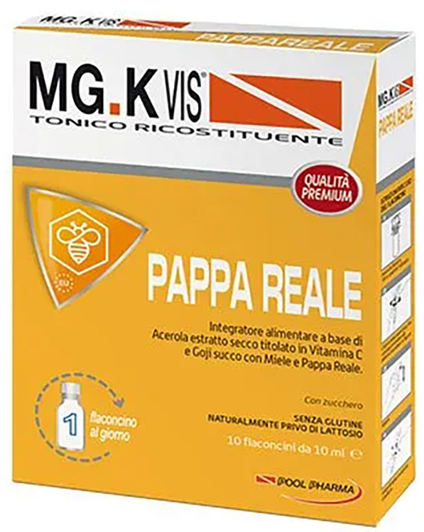 MGK VIS TONICO RICOSTITUENTE PAPPA REALE 10 FLACONCINI DA 10 ML - Newepa Srl