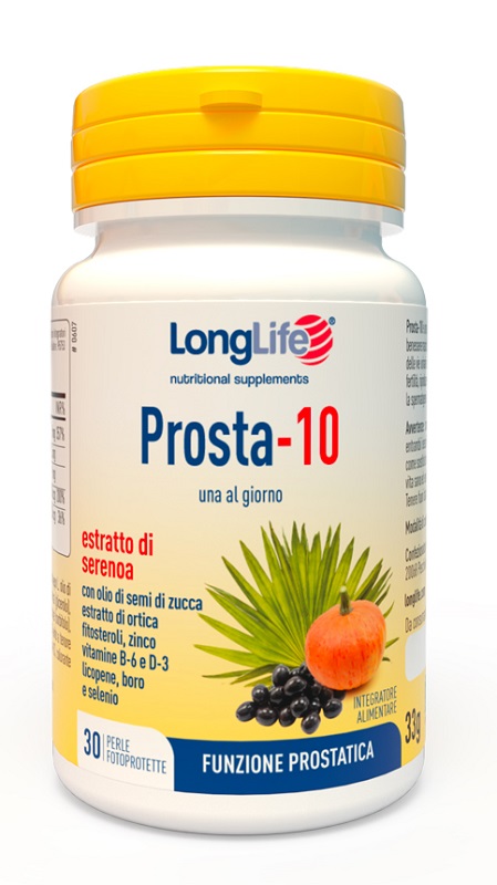LONGLIFE PROSTA-10 30 PERLE FOTOPROTETTE - Newepa Srl