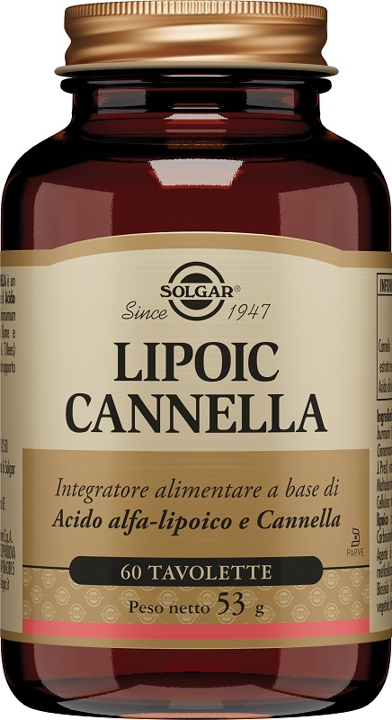 LIPOIC CANNELLA 60 TAVOLETTE - Newepa Srl