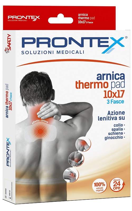 FASCIA PRONTEX ARNICA THERMO PAD 10 x 17 3 PEZZI - Newepa Srl
