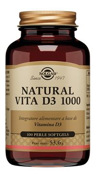 NATURAL VITA D3 1000 100 PERLE SOFTGEL - Newepa Srl
